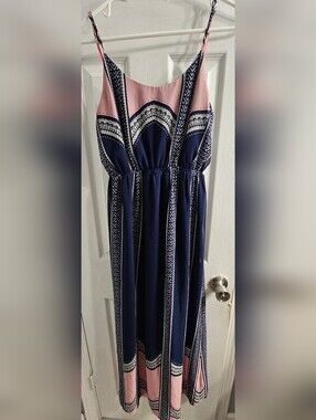 Fire Los Angeles Navy Maxi Dress